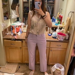 Banana Republic Lavendar ankle trousers